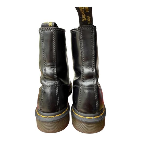Dr Martens 1460 8 Eye Black Leather Boot Women US Size 8 - Picture 5 of 7